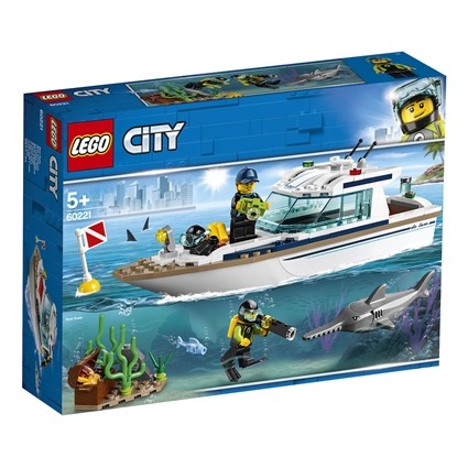 Lego city great vehicles dykker-yacht