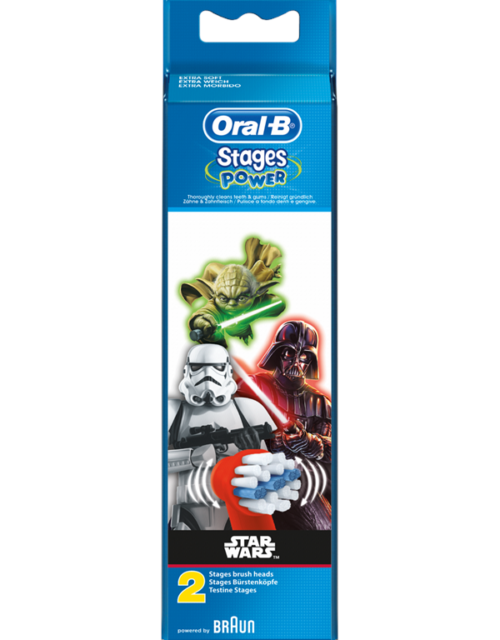 Oral-B Tandbørstehoveder Kids Star Wars EB10-2 -2stk